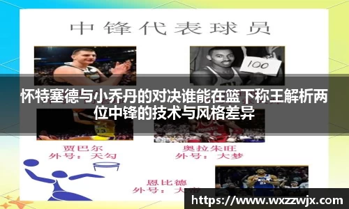 怀特塞德与小乔丹的对决谁能在篮下称王解析两位中锋的技术与风格差异